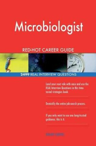 Cover of Microbiologist RED-HOT Career Guide; 2499 REAL Interview Questions