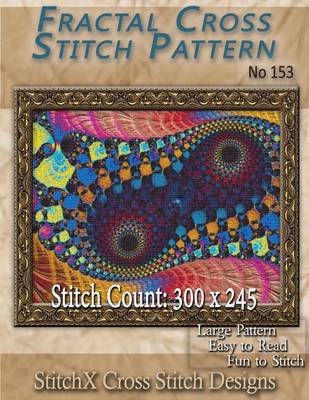 Book cover for Fractal Cross Stitch Pattern No. 153