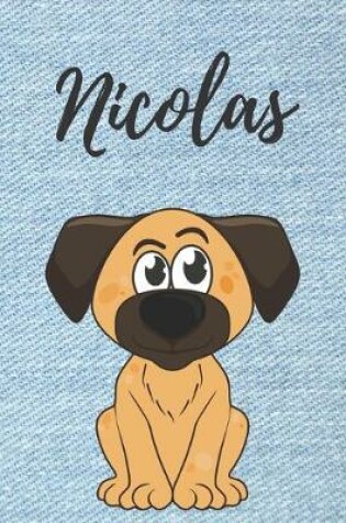 Cover of Nicolas Notizbuch Hunde / Malbuch / Tagebuch