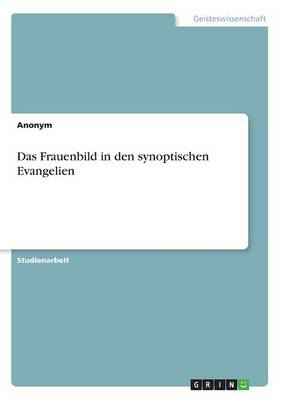 Book cover for Das Frauenbild in den synoptischen Evangelien