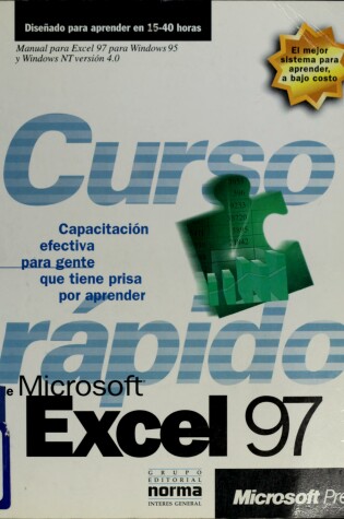 Cover of Curso Rapido de Microsoft Excel 97