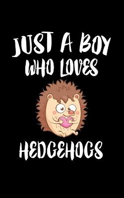 Book cover for Just A Boy Who Loves Hedgehogs