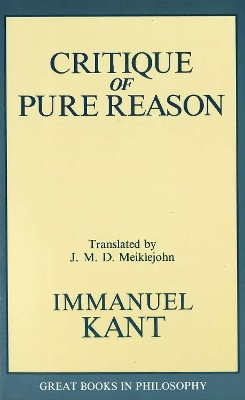 Book cover for The Critique of Pure Reason