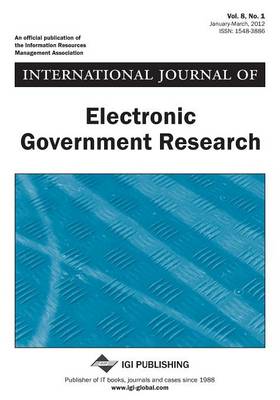 Book cover for International Journal of Electronic Government Research, Vol 8 ISS 1