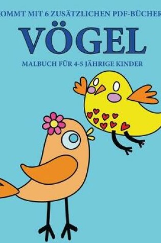 Cover of Malbuch für 4-5 jährige Kinder (Vögel)