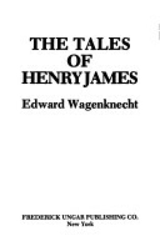 Cover of The Tales of Henry James