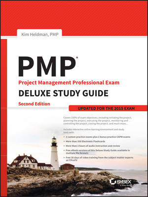 Book cover for PMP Project Management Professional Exam Deluxe Study Guide