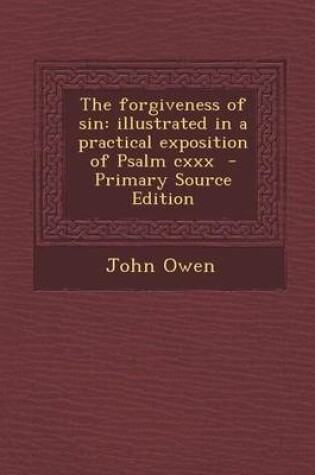 Cover of The Forgiveness of Sin
