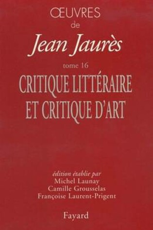 Cover of Oeuvres Tome 16