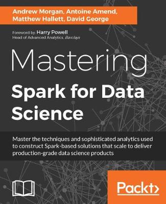 Book cover for Mastering Spark for Data Science