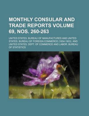 Book cover for Monthly Consular and Trade Reports Volume 69, Nos. 260-263