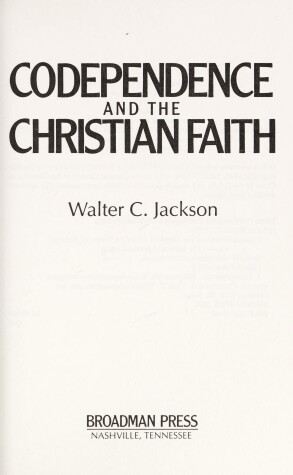 Book cover for Codependence and the Christian Faith