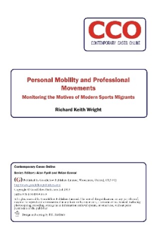 Cover of Personal Mobilities & Professional Movements in Sport