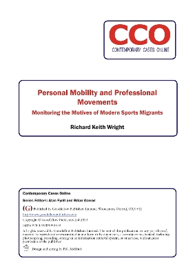 Cover of Personal Mobilities & Professional Movements in Sport