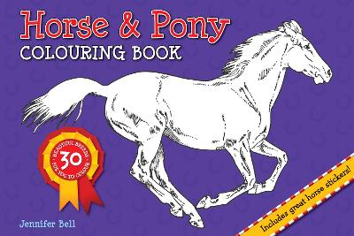 Cover of Horse and Pony Colouring Book