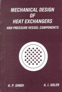 Book cover for Mechanical Design of Heat Exchanges and Pressure Vessel Components