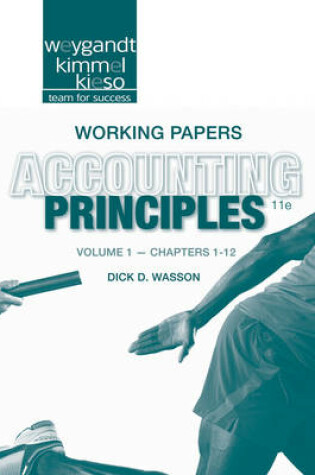 Cover of Working Papers Vol 1 T/a Accounting Principles, 10th Edition