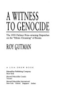 Book cover for A Witness to Genocide