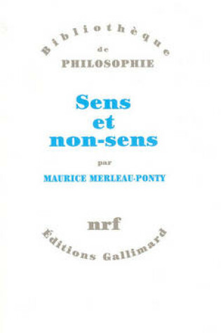 Cover of Sens et non-sens