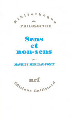 Book cover for Sens et non-sens