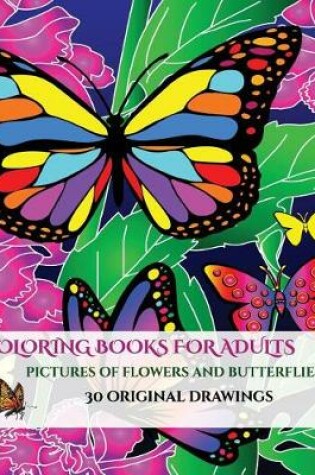 Cover of Pictures of Flowers and Butterflies