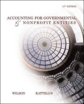 Book cover for Accounting for Governmental and Non-Profit Entities