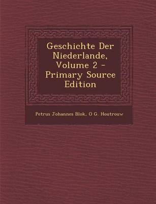 Book cover for Geschichte Der Niederlande, Volume 2