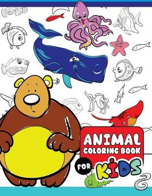 Book cover for Animal Coloring Books for Kids