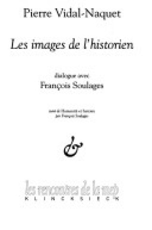 Cover of Les Images de l'Historien