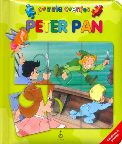 Book cover for Peter Pan - Puzzle Cuentos