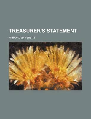 Book cover for Treasurer's Statement