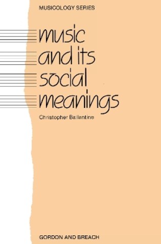 Cover of Music and Its Social Meanings