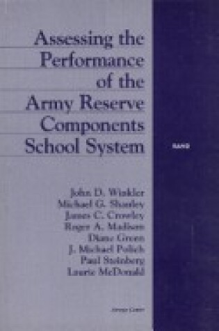 Cover of Assessing the Performance of the Army Reserve Components School System