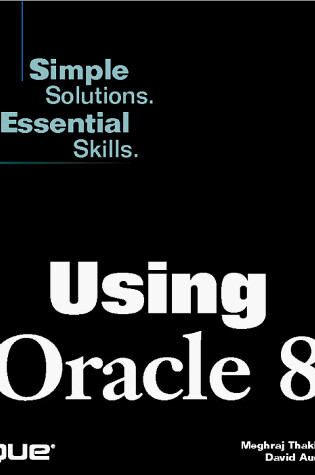 Cover of Using Oracle 8