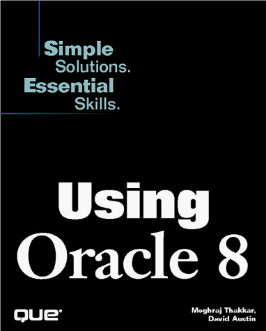 Book cover for Using Oracle 8