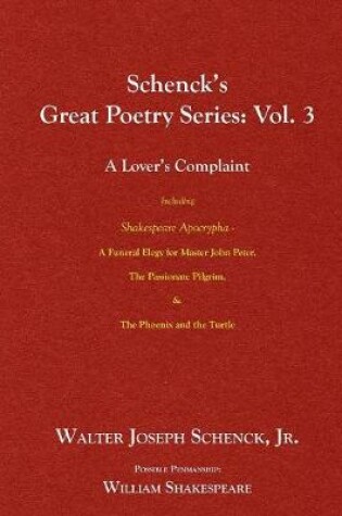 Cover of Schenck's Great Poetry Series
