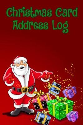 Book cover for Christmas Card and Address Log