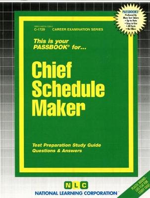 Book cover for Chief Schedule Maker