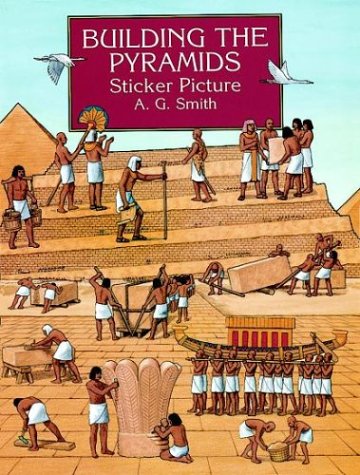 Book cover for Building the Pyramids Sticker Book