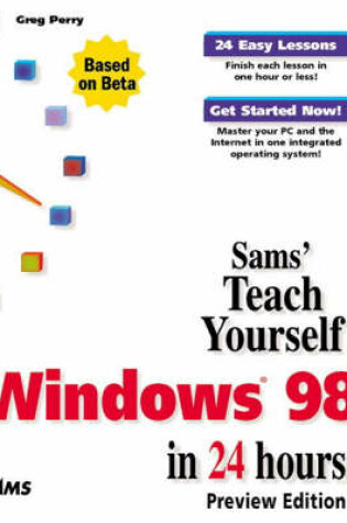 Cover of Sams Teach Yourself Windows 98 in 24 Hours, Preview Edition