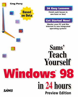 Book cover for Sams Teach Yourself Windows 98 in 24 Hours, Preview Edition