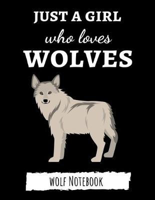 Book cover for Just A Girl Who Loves Wolves