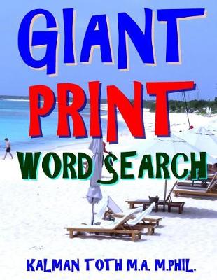 Book cover for Giant Print Word Search