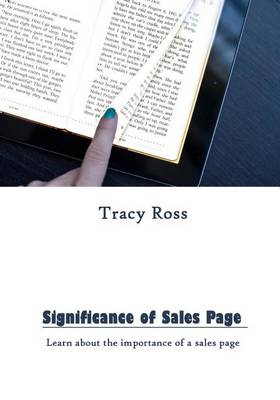 Book cover for Significance of Sales Page