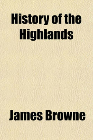 Cover of History of the Highlands