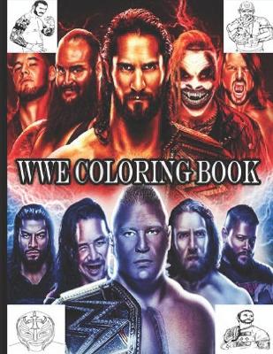 Book cover for WWE Coloring Book