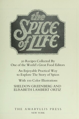 Cover of The Spice of Life