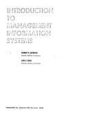 Book cover for Introduction to Management Information Systems