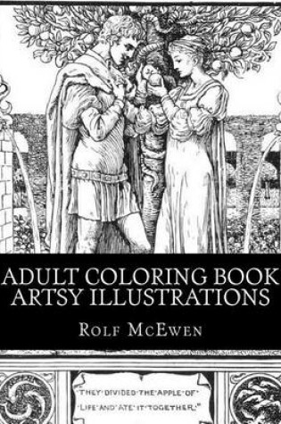 Cover of Adult Coloring Book - Artsy Illustrations