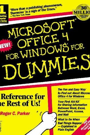 Cover of Microsoft Office 4 for Windows For Dummies